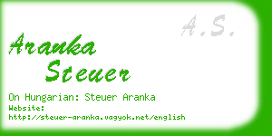 aranka steuer business card